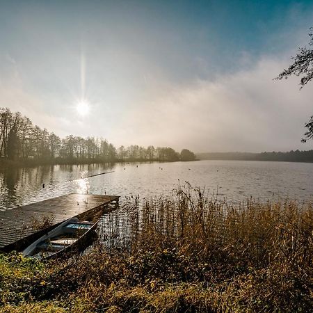 Luxus-See-Domizil mit Sauna, Kamin und Boot-130 qm für 6 Personen Krakow am See Exterior foto